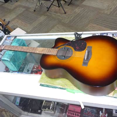 Yamaha HUA 100 URBAN Acoustic w/Fishman Humbucking Sound Hole Pickup : Crowned & Dressed Frets Pickup 2010's - Tobacco Brown Sunburst image 1