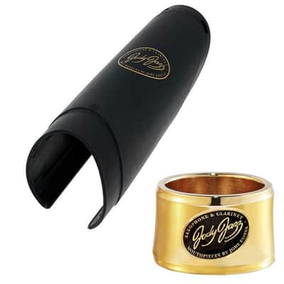 JodyJazz HRA1 Power Ring Ligature & Cap | for HR* Alto Saxophone Mouthpiece | 24k Gold-Plated image 4