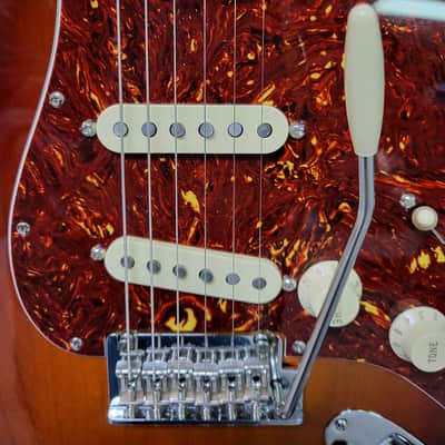 Video Demo 2022 Fender American Professional II Sunburst COA New Fender Locking Tuners Tex Mex Pickups New Strings Case Candy Fender Deluxe Hard Shell Case image 4