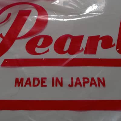 Pearl Vintage 80s WA medium 24 " bass drum head MIJ 80s - White image 4