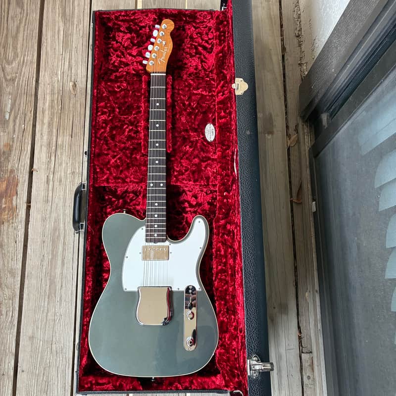 Fender Custom shop American telecaster charcoal gray HS H S With case custom shop image 1