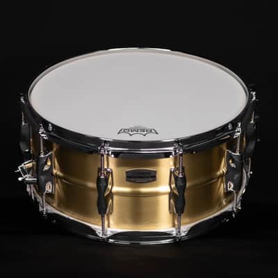 Yamaha 14" x 6.5" Recording Custom Brass Snare Drum image 2