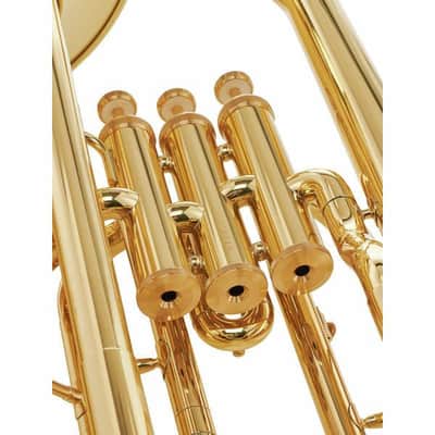 Yamaha YEP-201 3-Valve Standard Bb Euphonium - Clear Lacquer image 5