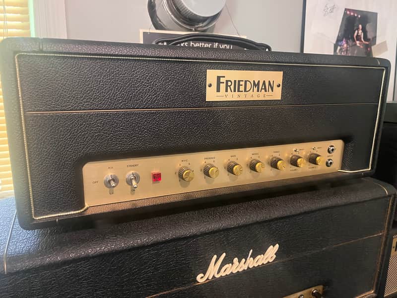 Friedman PLEX 2-Channel 50-Watt Guitar Amp Head 2024 - Present - Black image 1