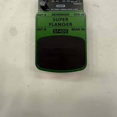 Behringer SF400 Super Flanger Analog Stereo Rare Guitar Effect Pedal image 1