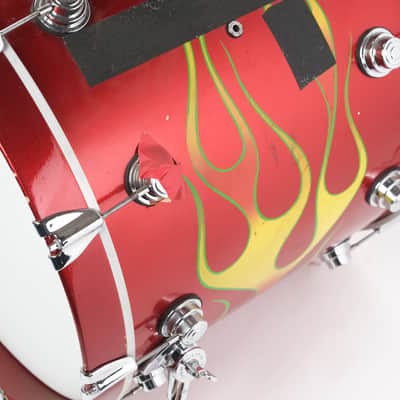 DW Collectors Series 3-Piece Flame Drum Kit (Kick, Snare, Floor Tom) Owned by Brian Setzer image 7