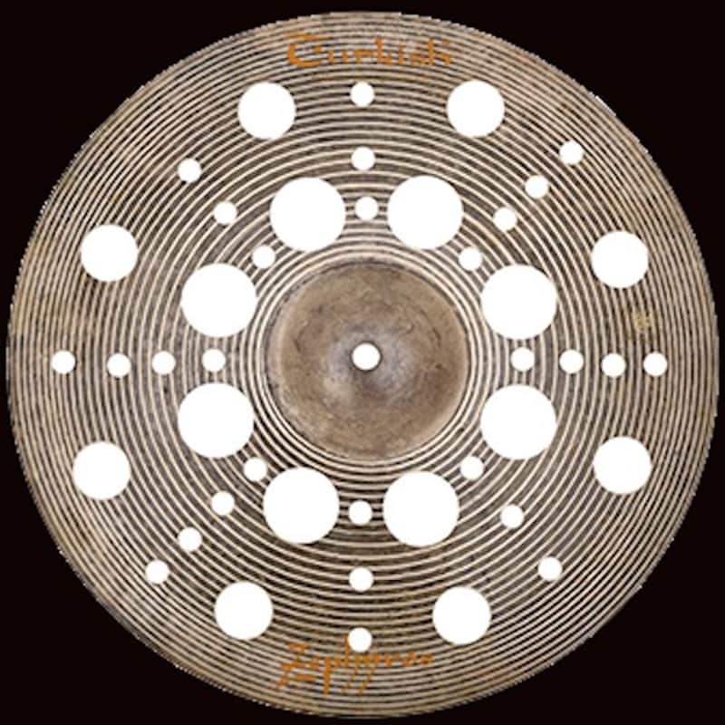 Turkish Zilzen Cymbals Zephyros Holey FX Hi-Hats, 15" image 1