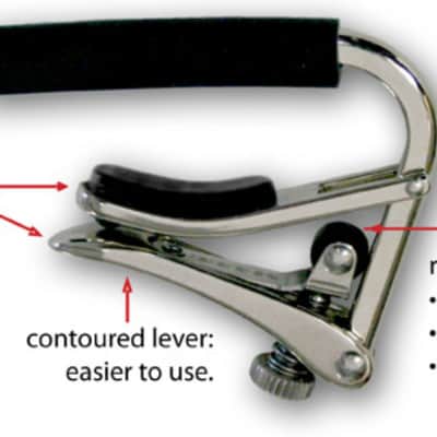 SHUBB Standard Capo - Polished Nickel Finish - 12 String image 2