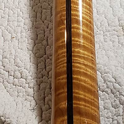 Overstock special on a beautiful USA made Roasted,flame maple neck with flame maple fingerboard. Made for Strat body .#MMS-P1 image 1
