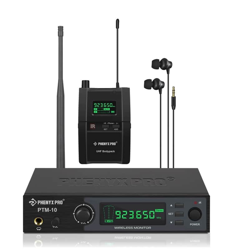 Brand new! Phenyx Pro PTM-10-1B | UHF Stereo Wireless In-Ear Monitor System 2026 image 1