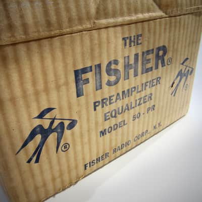 The Fischer Model 50-PR Vintage Preamplifier and Equalizer Circa-1940s-Brown Bakelite image 4
