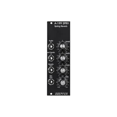 Doepfer A-199-V Eurorack Spring Reverb Module (Vintage Black) image 1