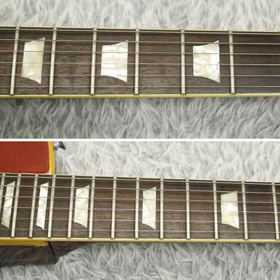 1990 made Greco EG-550 LP Standard   Old Cherry SB Bolt on Neck/Screamin Pickup Fujigen Factory Made in Japan image 5