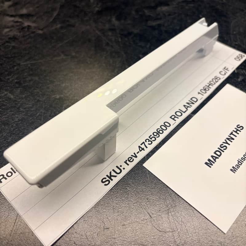 ORIGINAL Roland Replacement C/F Key (106H026) for Juno-6/60/106, Jupiter-6/8, HS-60, SH-101, VK-09, JX-3P, HS-10/Juno-1, System 100m 184, etc image 1