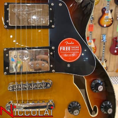 Squier Classic Vibe Starcaster, Maple Fingerbaord, 3-Color Sunburst image 3