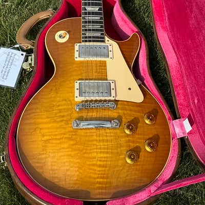 2021 Gibson Custom Shop 1959 Les Paul Standard Reissue R9 - Lemon Burst image 3