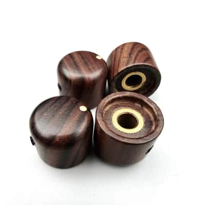 Electric guitar volume tone wood knobs rosewood with pointer potentiometer caps electric bass copper inner shaft knobs