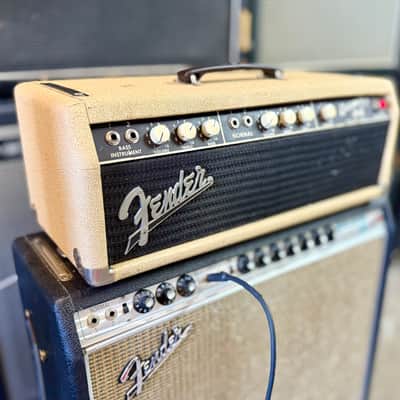 Fender Bassman Amp 6G6 1962 - Blonde original vintage USA blond brownface tube amplifier image 2