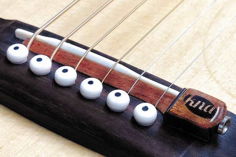 USED KNA Pickups SG-1 Acoustic Guitar Bridge Pickup Piezo image 1