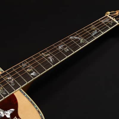 MINT Gibson Custom Shop Hummingbird Custom Koa Modern Collection Antique Natural - SSHCANGE 067 image 3