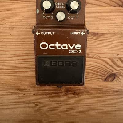 Boss OC-2 Octaver (Black Label) 1982 - 1984 - Brown image 1