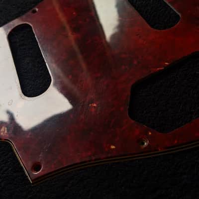 Jaguar Tortoise Shell Pickguard - USA/Squier CV Spec Medium Aged image 4