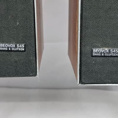Bang & Olufsen Beovox S45-2 Type 6312 Speakers 1978-1982 Rosewood Cabinets image 5
