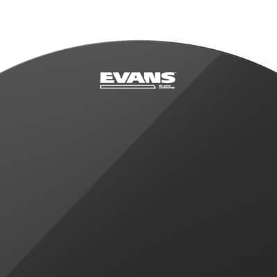 Evans Black Chrome Tom Drum Head, 12 Inch image 2