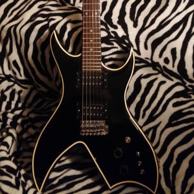 Vintage Hondo Deluxe Series 785 B.C. Rich Bitch 1983 Black MIJ image 6