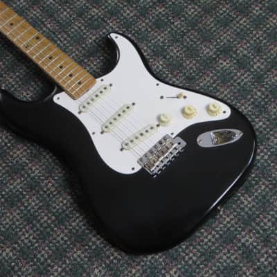 1958 Fender Stratocaster Body-Only Refin Black! w/OHSC&original bill of sale image 1