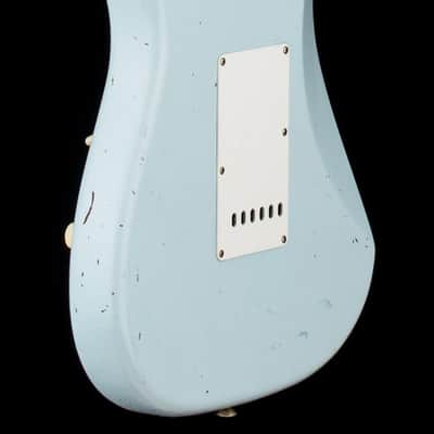 Mint Fender Custom Shop Dennis Galuszka Masterbuilt Empire 67 Stratocaster Journeyman Relic Brazilian RW FB - Sonic Blue #25588 image 9