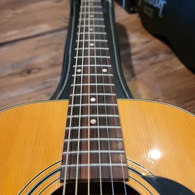 Vintage Cortez 860 Acoustic Guitar Mid 1970's Japan Great Shape W/Case Open Book Headstock image 11