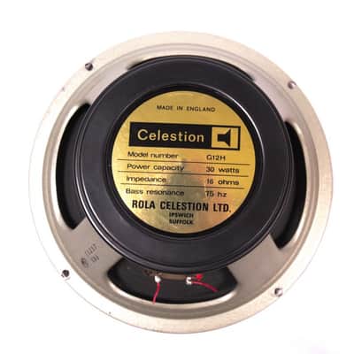 Celestion 4 x G12H30 Blackbacks Vintage 1977 Kurt Mueller Cones image 5