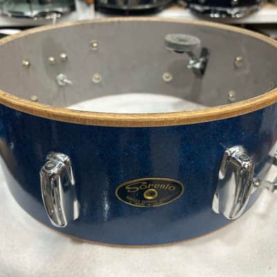 Sorento 5X14" Snare Drum (9164-12234) 60's - Blue Sparkle image 7