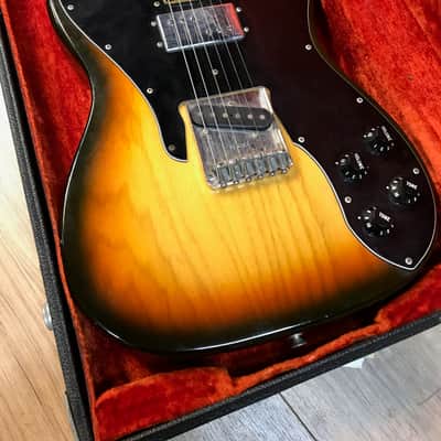 1972 Fender Telecaster Custom with Rosewood Fretboard in Sunburst - RARE combo image 3