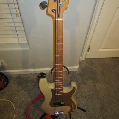 Squier 40th Anniversary Vintage Edition Precision Bass 2022 - Present - Satin Vintage Blonde image 4