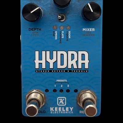 Keeley Hydra Stereo Reverb & Tremolo 2020 - Present - Blue X6338 image 1