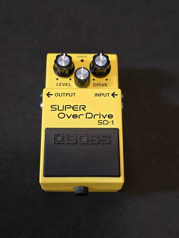 Boss SD-1 Super OverDrive (Silver Label) 1997 - Present - Yellow image 1