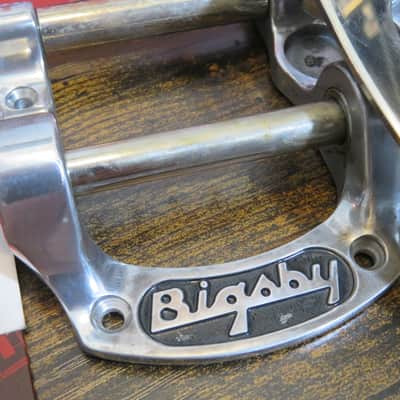 aged Bigsby B5 USA vibrato tremolo aluminum nickel RELIC fits SG Telecaster image 3
