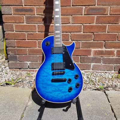 Nevada Les Paul style Blue Burst image 1