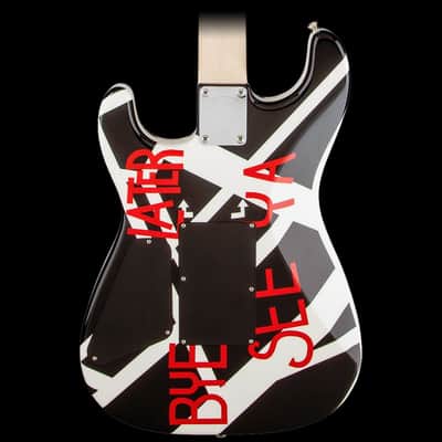 EVH Striped Series Electric Guitar (Crop Circles) image 2