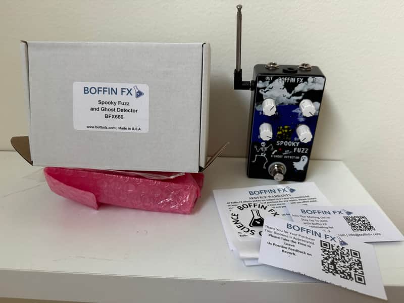 Boffin FX Spooky Fuzz and Ghost Detector Guitar Effects Pedal Fuzz Face Big Muff Glitch Pedal image 1