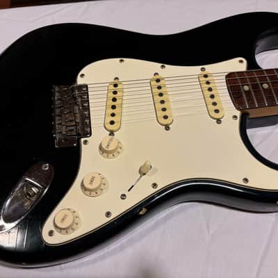 Fender Stratocaster 1965 - Factory-Original Black Over Charcoal Frost image 12