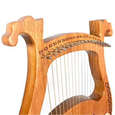 The Dannan Children of Lir Lyre - 19 String Irish Lyre image 4