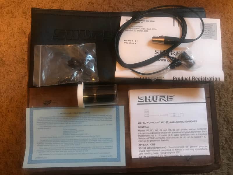 Shure wl183 lavalier microphone image 1