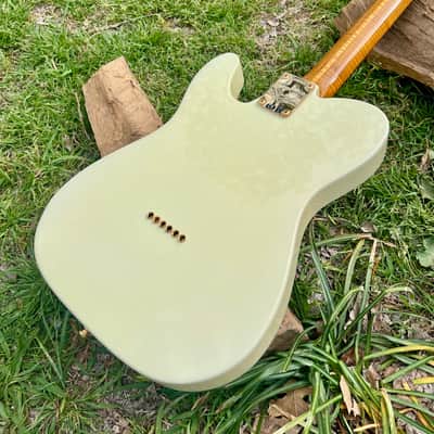 2018 NAMM Show Fender Custom Shop Limited Edition Super Custom Deluxe Twisted Telecaster Ivory White Sparkle image 9