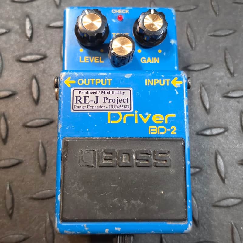 Boss BD-2 Blues Driver w/ Analogman Super Mod Range Expander Modded