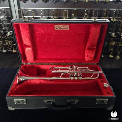 Large bore Courtois Paris PRESTIGE 301 C key trumpet case mouthpiece gamonbrass image 2