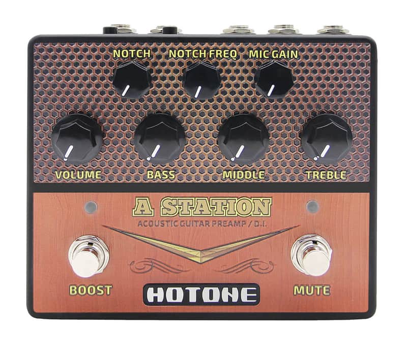 Hotone A Station Acoustic Guitar Preamp/D.I. TPPAST image 1