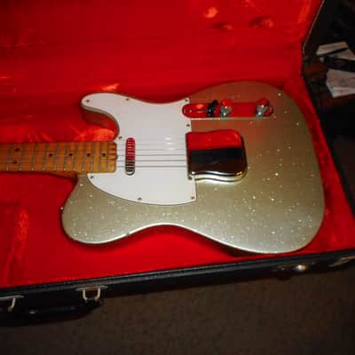 1968 Fender Telecaster Refinished in Silver Sparkle Nitro image 2